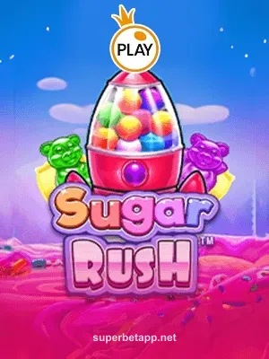 Imagem do jogo Sugar Rush disponível no Superbet App